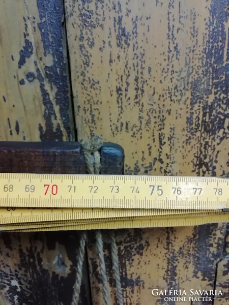 Wooden scales, year-round two-arm scales, collector's piece from 1887, a rarity!