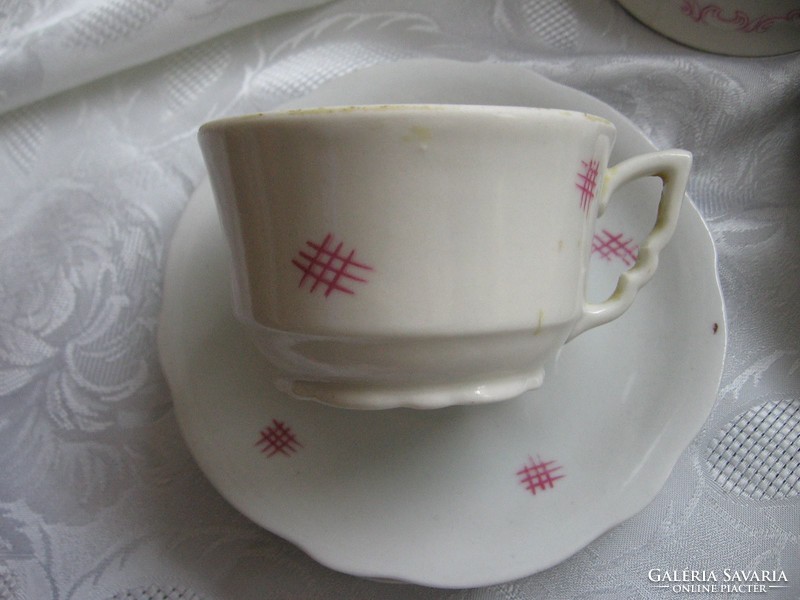 Art deco antique zsolnay cup set