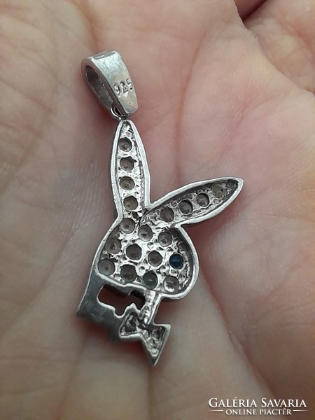 Bunny silver pendant