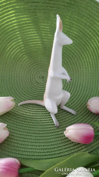 Rare draconian art deco kangaroo porcelain figurine