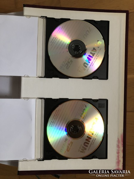 Rare velvet memoir / album with 2 blank CDs - made for mayors !!