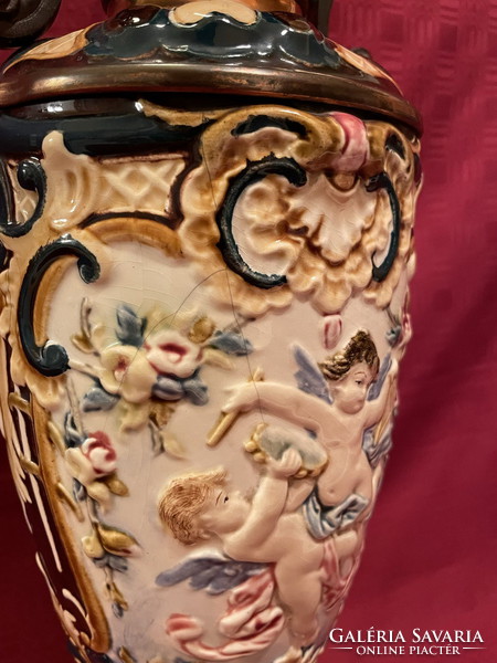 Old neo-renaissance decorative vase with handles 62,7cm !!!!