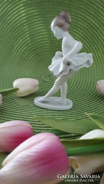 Hollóház ballerina porcelain figurine for sale