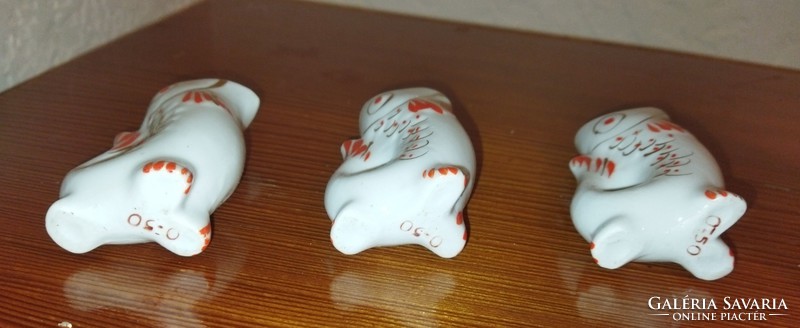 Fish-shaped Soviet porcelain drink glass for grafting