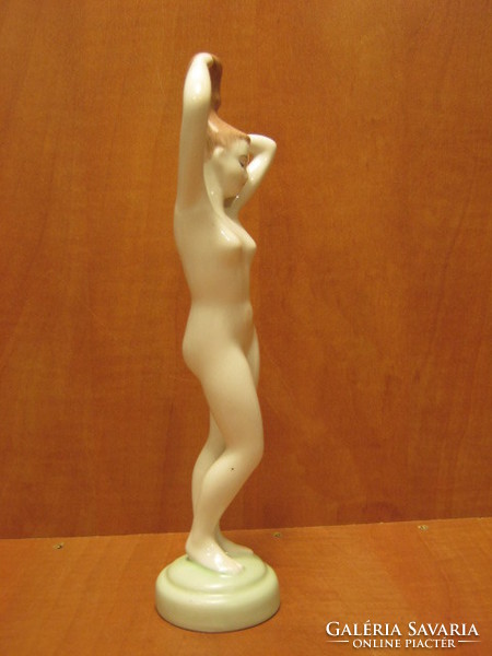 Aquincumi porcelán női akt 23 cm