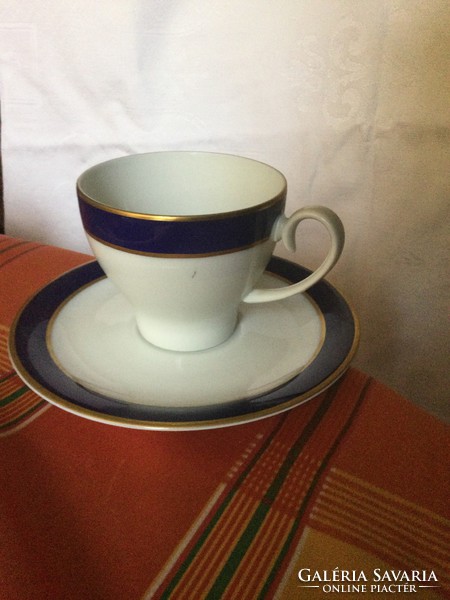 Blue-colored golden-colored cup 1 dl