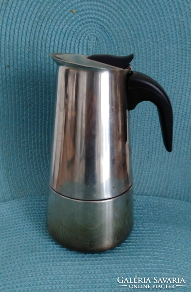 Design form! Retro stainless steel (stainless, metal) simmering coffee machine