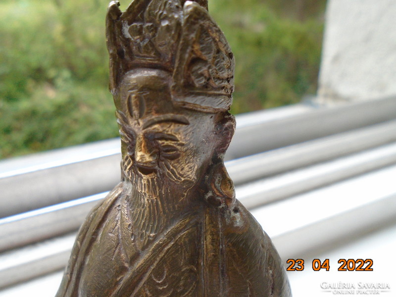 Antik kínai bronz ZAO JUN  Konyhaisten vagy Tűzhelyisten
