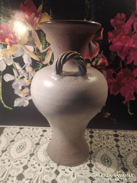 Városlődi Festett hibátlan kerámia váza
