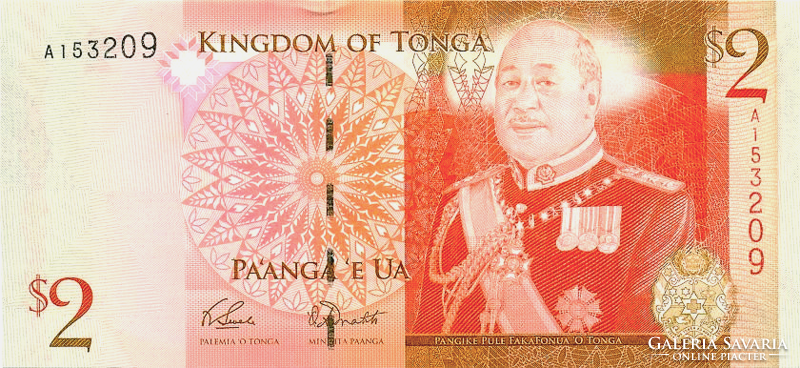 Tongai Királyság 2 Pa'anga 2009 UNC