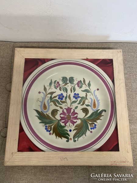 Hollóház porcelain decorative plate in a gift box a13