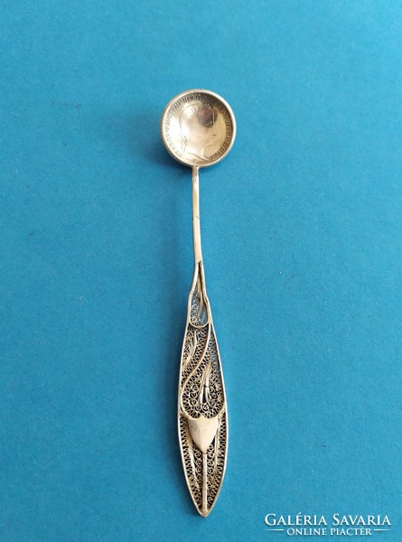 Silver spoon v. Ferdinand 20 pennies 1842 b