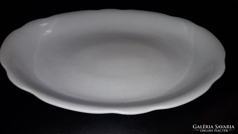 For Szonjavoros!!! Zsolnay, large white serving platter with meat