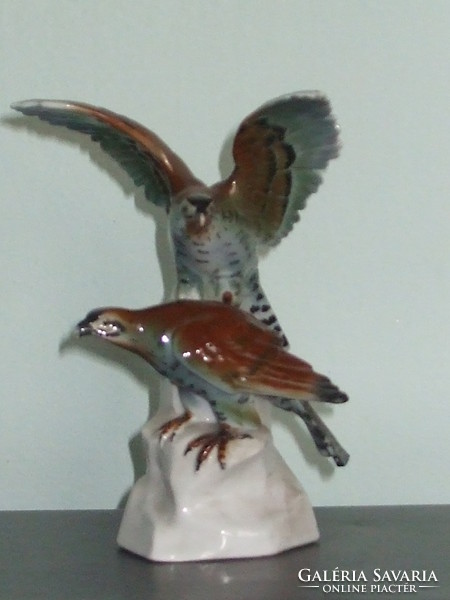 German porcelain rare eagle pair.