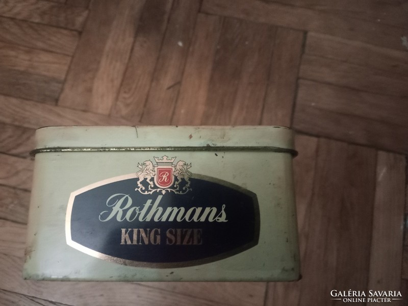 Rothmans king size filter cigarettes metal box from the 1970s