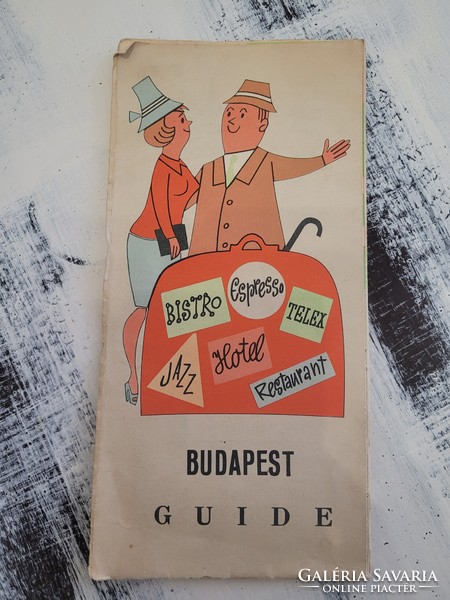 1960-70-es Budapesttel kapcsolatos idegenforgalmi prospektus