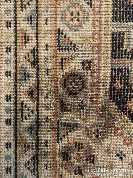 Beautifully colored Turkish rug with a beautiful dense pattern