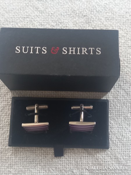 Suits shirts branded, modern cuff pair for festive occasions, decorative box