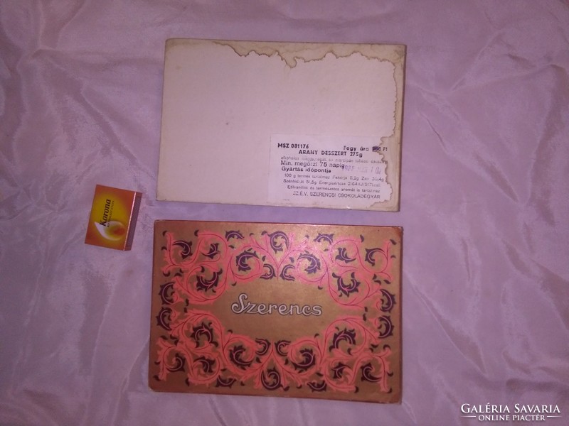 Szerencsi Csokoládégyár bonbonos doboz - 1986