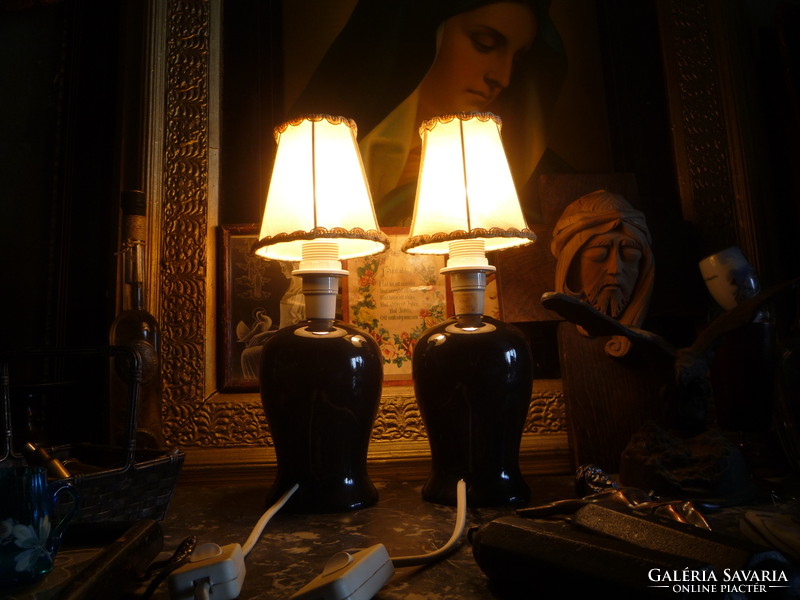 Pair of Zicoli bedside lamps.