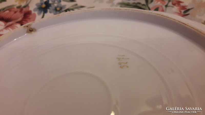 Antique bird porcelain plate, wall plate (l2249)