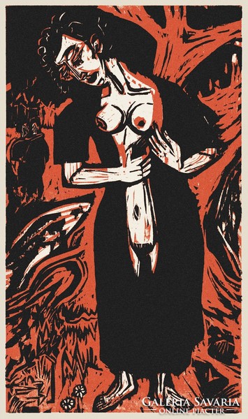 Kirchner - the suicide - canvas reprint