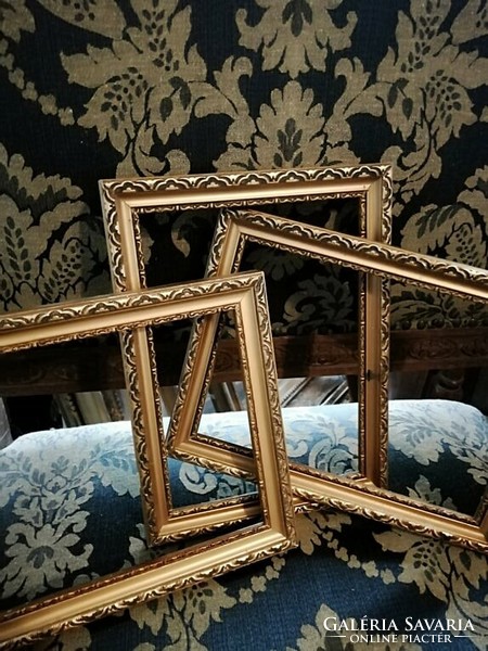Antique picture frame 3 pieces in one