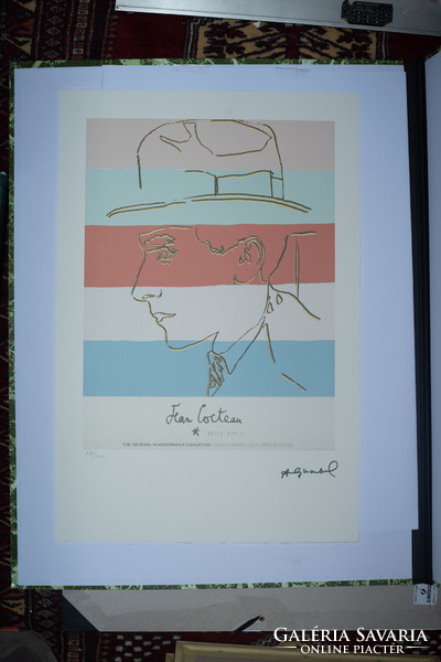 Andy Warhol (1928-1987): Jean Cocteau