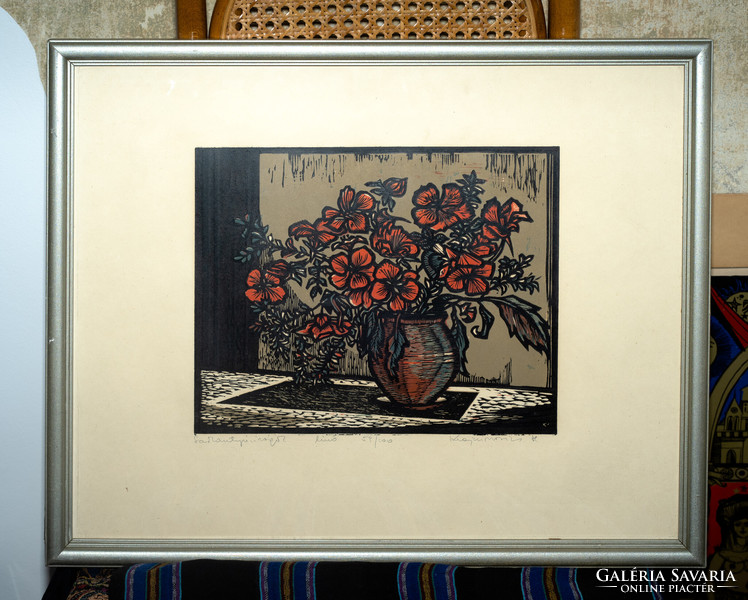 Henrik Krajcsirovits (1929-2007): spur flowers
