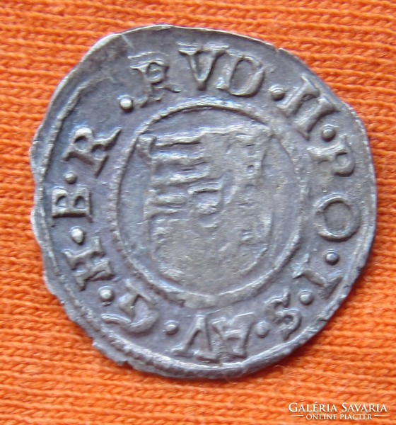 Rudolf /1576-1608/ ezüst denár 1587  K-B