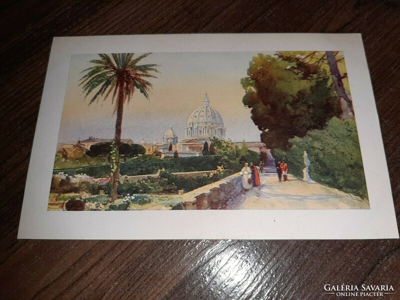 Antik képeslap Vatikán