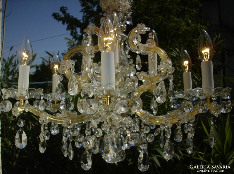 Maria Theresa crystal chandelier 9-burner