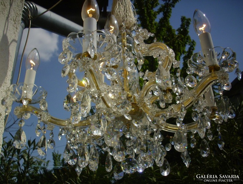 Maria Theresa crystal chandelier 9-burner
