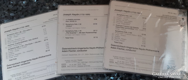 Haydn Symphonies Haydn Philharmonie Adam Fischer 3 cd