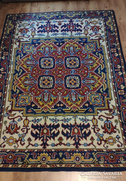 Bohemian pure wool rug from the 70s
