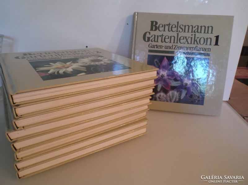 Book - garden encyclopedia - 9 pcs - volumes - 23 x 22.5 cm - perfect