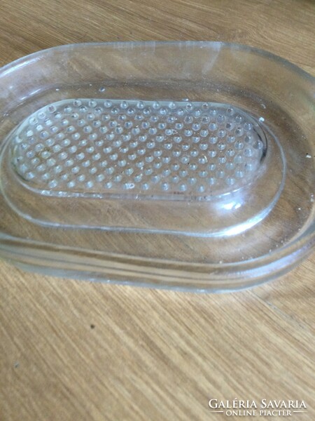 Apple grater in old glass