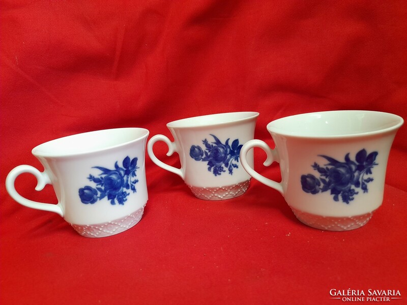 German germany arzberg schumann bavaria blue rose patterned porcelain cup, mug, cup.