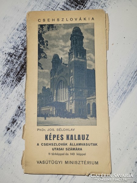 Csehszlovákia Képes Kalauz, 11 térképpel és 140 képpel, PhDr. JOS. BĚLOHAV