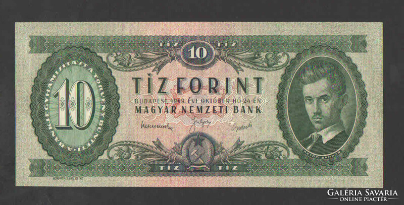 10 forint 1949.  aUNC!!  GYÖNYÖRŰ!!