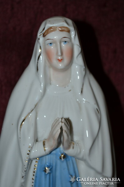 Óriási antik Lourdes Mária szobor  ( 41 cm )  ( DBZ 003 )