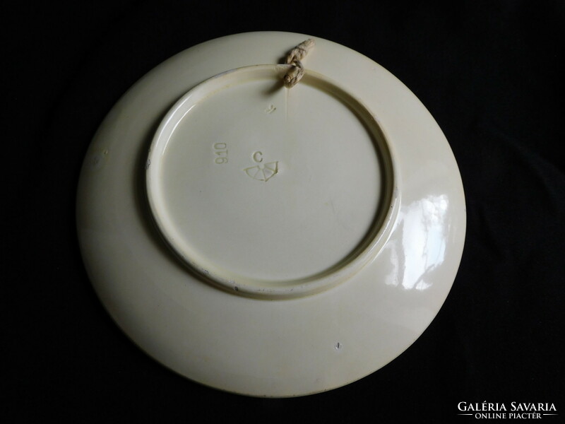 Körmöcbányai antik majolika tányér 17 cm