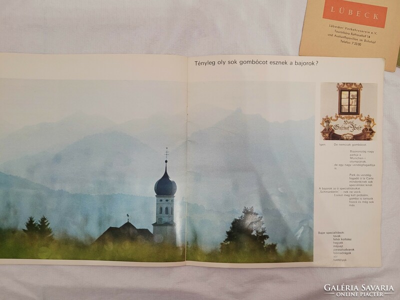 1960-70-es évek Német turisztikai, utazási prospektusok