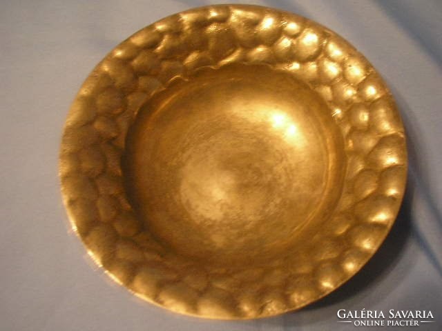 Antique Biedermeier silver-plated bladder patterned heavy table medium offering rarity