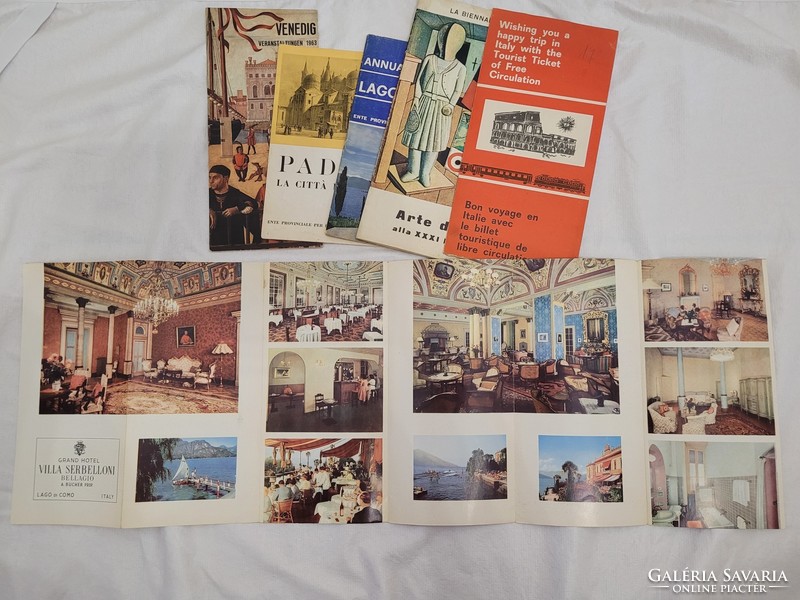 1960-as évek, Olaszország turisztikai, utazási prospektusok