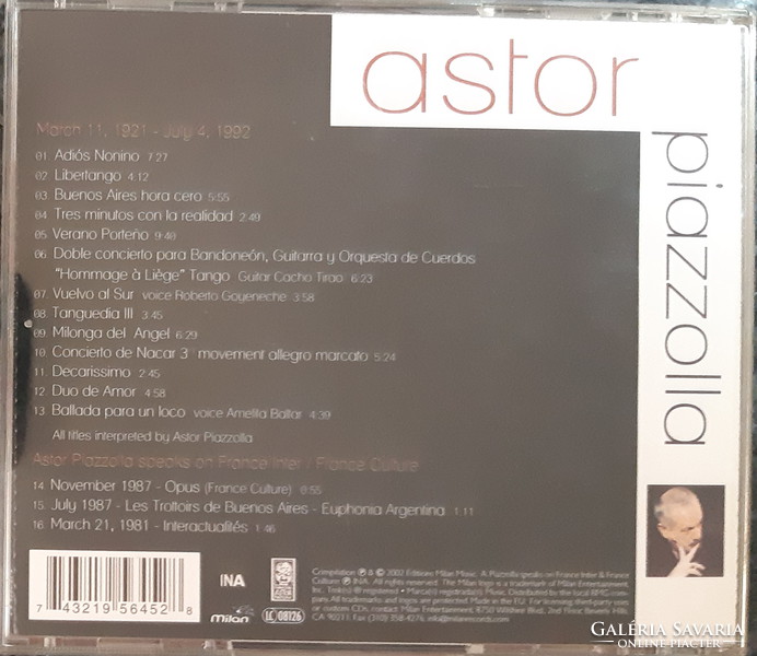 ASTOR PIAZZOLLA  2  CD
