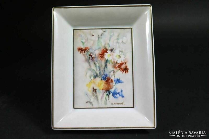 Goebel berta hummel gallery - schaaltje wild flowers decorative plate with new box
