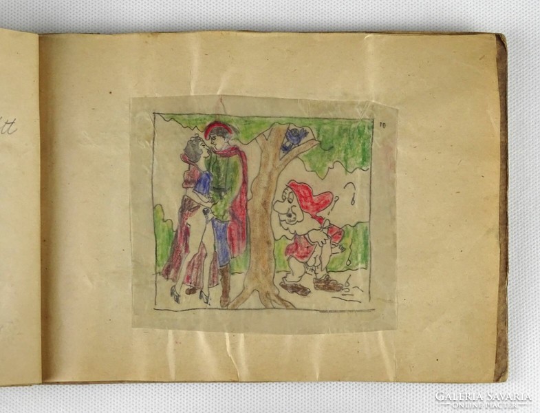 1I830 erotic booklet with snow white and seven dwarfs