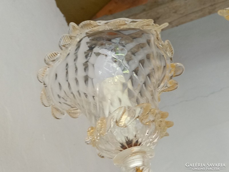Wonderful, unique Murano glass chandelier 3.