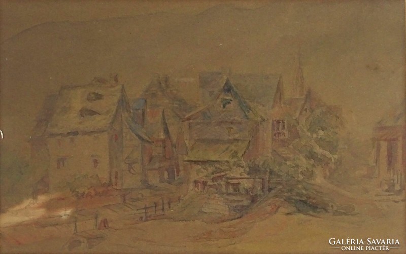 1I828 xx. Century Dutch artist: houses